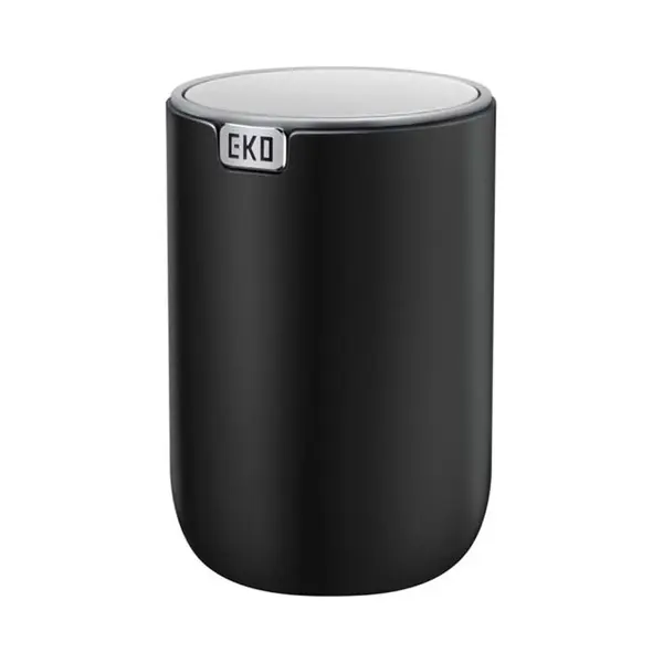 Eko - Fandy 2 Tafelafvalbak 1, 5 Liter - Plastic - Zwart - Prullenbak thumbnail