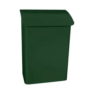 V-Part - Wandbrievenbus Lugon - Galvanized Steel Powder Coated - Groen - Brievenbus