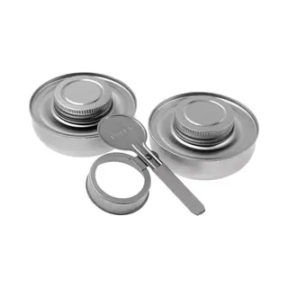 Boska Fonduebrenner Mit Brennerpaste/enthält 2 Brenner Und Einen Flammenregler/recyceltes Material/sicher / 5 Brennstunden