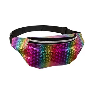 Heuptasje - Fanny Pack - Festival Tasje - Money Belt - Polyester - 30 X 10 Cm - Pride - Regenboog