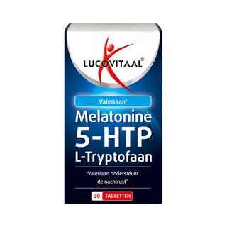 , Lucovitaal Melatonine 5-Htp L-Tryptofaan 30 Tabletten