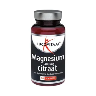 2+3 Gratis, Lucovitaal Magnesium Citraat 400mg 60 Tabletten