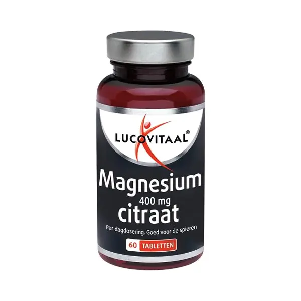 2+3 Gratis, Lucovitaal Magnesium Citraat 400mg 60 Tabletten thumbnail