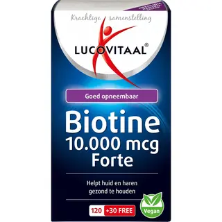 Lucovitaal Biotine 10.000mcg Forte - 150 Zuigtabletjes