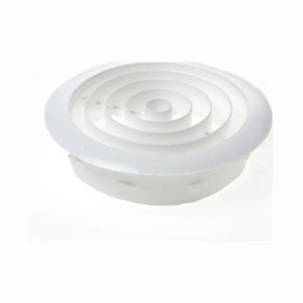 Nedco Ventilatierooster Kunststof Wit Rond 12cm 514300 (Prijs Per Stuk) thumbnail