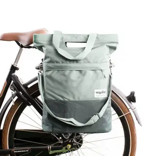 Urban Proof Shopper Enkele Fietstas - 20L - Groen/Grijs - Gerecyceld