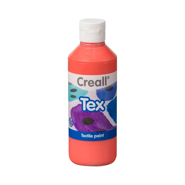 Creall Textil- & Stoffmalfarbe | Orange 250 Ml | Waschmaschinenfest Nach Fixierung | Für T-Shirts, Jeans, Schuhe, Stofftaschen, Möbel & thumbnail