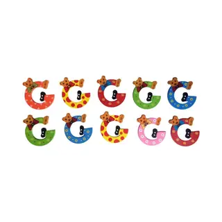 Charl's Toys Kleine Beren Plakletter G (5cm)