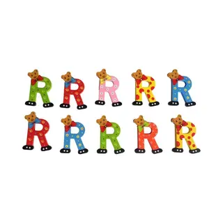 Charl's Toys Kleine Beren Plakletter R (5cm)