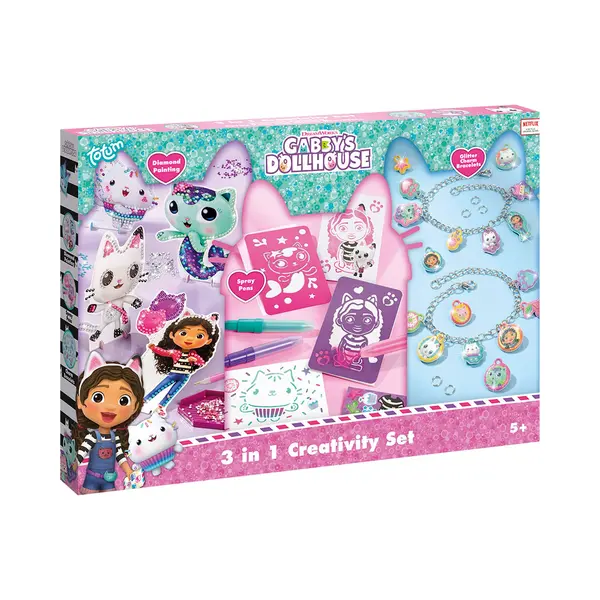Totum Gabbys Poppenhuis - 3in1 Kreativitätshandwerk Set thumbnail
