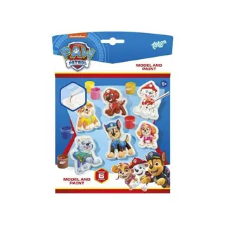 Paw Patrol Speelgoed Knutselen Gips Gieten En Schilderen 10 Figuren - Totum Model & Paint Junior Speelgoed Meisjes En Jongens Knutselset