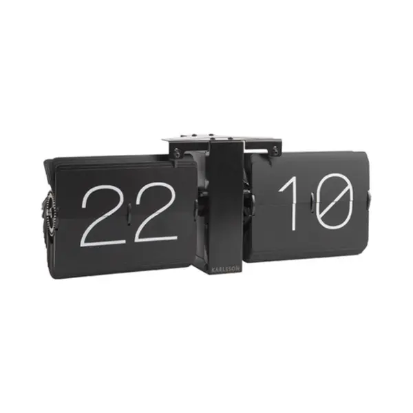 Karlsson Flip Clock No Case Black thumbnail