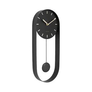 Karlsson KA5822BK wand- & tafelklok Kwartsklok Overige Zwart