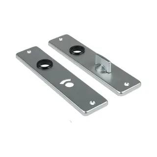 Ami Kortschild - 165x38x6, 5mm - WC55/8 - Aluminium F-2