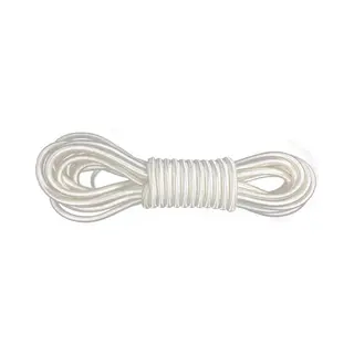 Elastiekkoord - 10mtr - 6mm - Wit - Bundel - Elastisch Koord