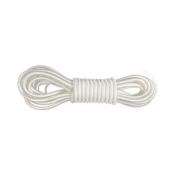 Elastiekkoord - 10mtr - 6mm - Wit - Bundel - Elastisch Koord thumbnail
