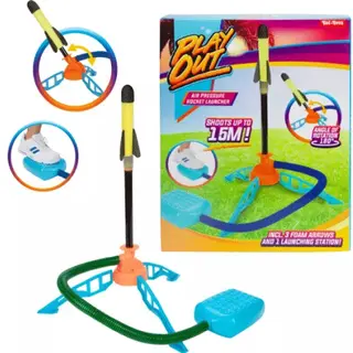 Toi-Toys Explore - Luchtdruk Raket Blaster Set Met Pomp