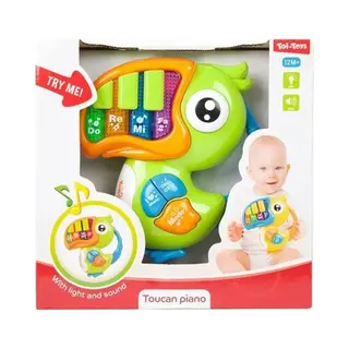 Toi-Toys Little Stars Baby Piano Met Muziek Toekan Met Licht En Geluid