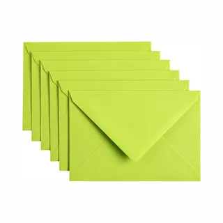 Envelop Papicolor C6 114x162mm Appelgroen