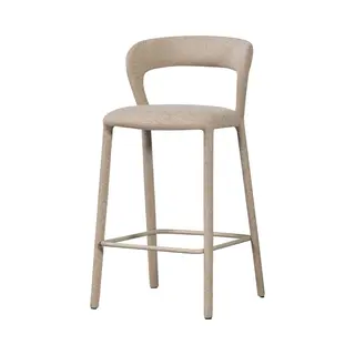 Tchibo - Woood Barhocker »Noble« - 48x52x95cm - Braun - Holz / Polyester