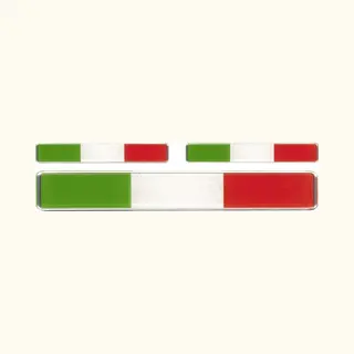 Auto-Style Quattroerre Sticker 3D ''Italia Flag'' 3 Pieces