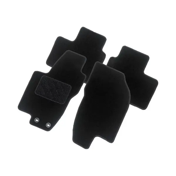 AutoStyle Tm BM514 Fußmattensatz Vorne Und Hinten, Menge, 4, Schwarz, Textil thumbnail