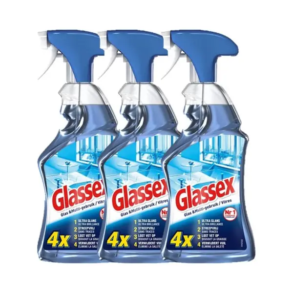 Glassex Glas & Multi Ruitenreiniger - 3 X 750 Ml thumbnail