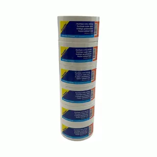 Verlofix Duct Tape - 6 Rollen - 50 Mm Breed - Rol Van 10 Meter - Plakband - Grote Kleefkracht - Zeer Sterk - Waterdichte Tape - Wit