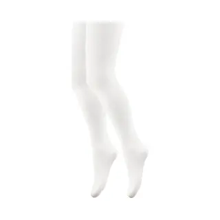 Panty Meisjes Met Ruitjes Patroon- Ecru - Maat 98/104