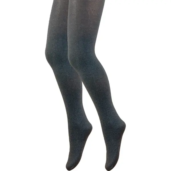 Meisjes Panty - 60 Den - Antraciet Melange - Maat 140/152 thumbnail