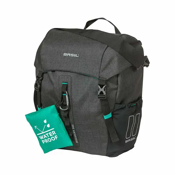 Basil Discovery 365D Hinterradtasche 9 L Polyester Schwarz thumbnail