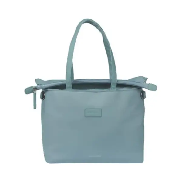 Basil Manhattan Fahrradhandtasche - 12L, Hellblau, Wasserdicht, Hergestellt Aus Recyceltem Polyester (IPX3), Ideal Für Pendeln Und Alltag, Blau thumbnail