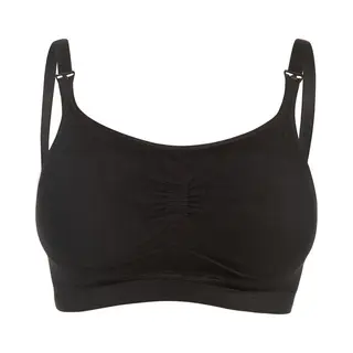 Noppies Comfortabele Naadloze Voedingsbh - Black - Maat Xl/Xxl