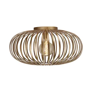 Chericoni Verlichting Chericoni Curvato Plafondlamp - 1 Lichts - Ø 60cm - E27 - Goud - Italiaans Design - Nederlandse Fabrikant