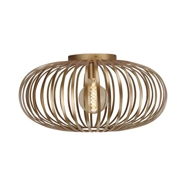Chericoni Verlichting Chericoni Curvato Plafondlamp - 1 Lichts - Ø 60cm - E27 - Goud - Italiaans Design - Nederlandse Fabrikant thumbnail