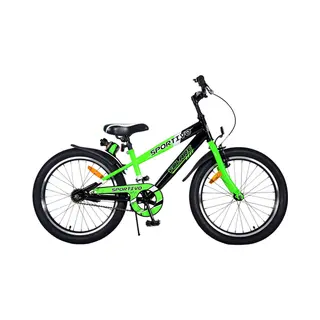 Volare 22114 Fahrrad Stadtrad Schwarz, Grün