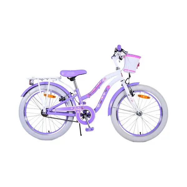 Volare Mädchenfahrrad Für 6-8 Jahre, 20 Zoll, Mit Korb Und Gepäckträger, Lovely Fuchsia thumbnail