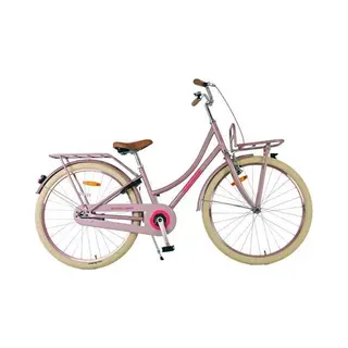 Volare Kinderfahrrad Excellent Kinderfahrrad - Mädchen - 26 Zoll - Mattrosa, Sattelhöhe 74–89 Cm, 85% Montiert, Reflektoren