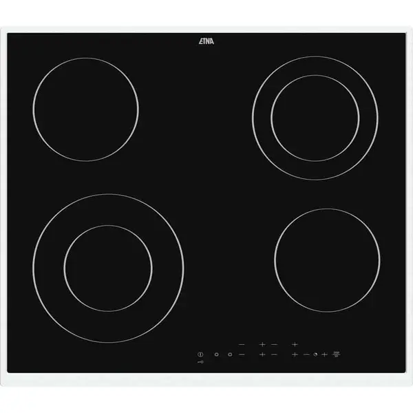 Etna KC360RVS kookplaat Zwart, Roestvrijstaal Ingebouwd 60 cm Keramisch 4 zone(s) thumbnail