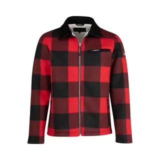 StØRvik London Houthakkers Fleece Jas Lumberjack - Teddy Vest - Maat L - Rood