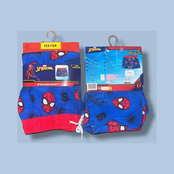 Marvel - Spiderman - Zwembroek - Zwemshort - Boardshort - Swim Trunk - Jongens - Junior - Maat 122/128 - Zwembad thumbnail