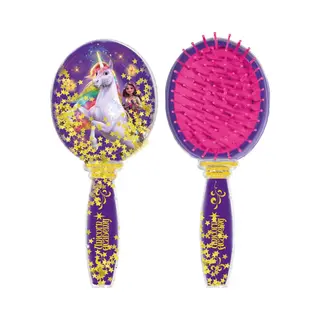 Totum Unicorn Academy Haar Borstel Met Bewegende Glitters - Haaraccessoires - Kids Beauty Rollenspel Speelgoed Meisjes Vanaf 3 Jaar