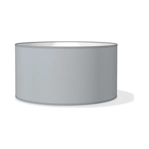 Besselink F503550-19 Lampenschirm Schlafzimmer, Flur, Wohnzimmer, Büro Grau Baumwolle thumbnail