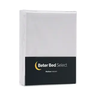 Beter Bed Select Molton 180 X 200 Cm - Matrasbeschermer - Matrashoes - 30 Cm - Wit