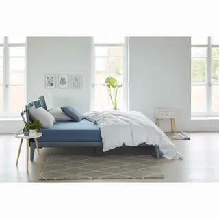 Beddinghouse - Jersey - Hoeslaken - 90x220 Cm - Blauw