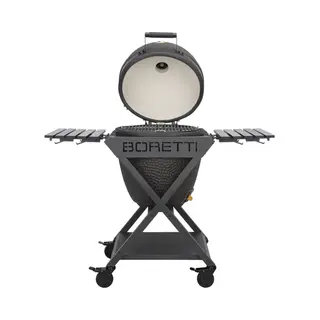 Boretti Ceramica Large Kamado Grill/Grill Kessel Holzkohle Grau