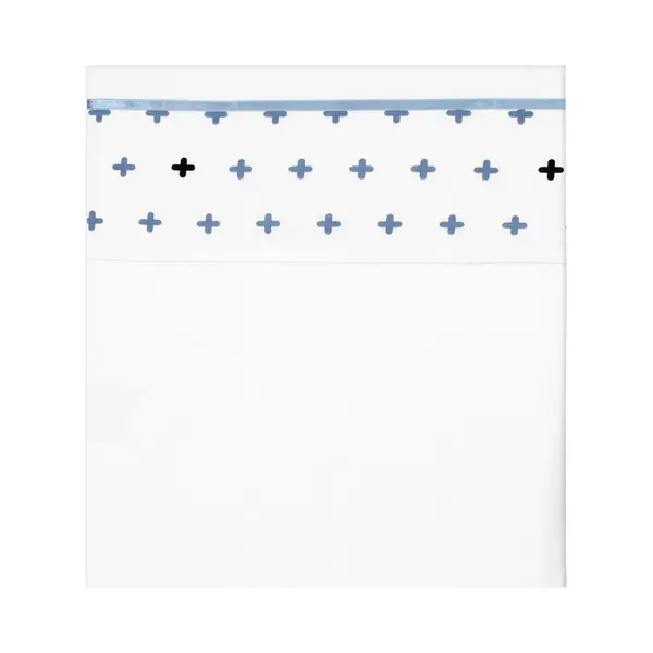 Briljant Baby - Wieglaken - 75 X 100 Cm - Dessin Crizzz Crozzz - Silver Blue thumbnail