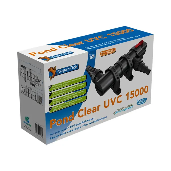 Superfish 661135/2922 Pondclear Teich Uvc 18 Watt Für 15000 L thumbnail