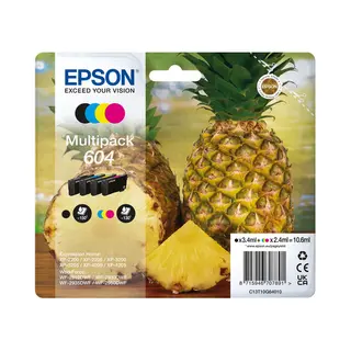 Epson 604 Druckerpatrone 4 Stück(e) Original Standardertrag Schwarz, Cyan, Magenta, Gelb