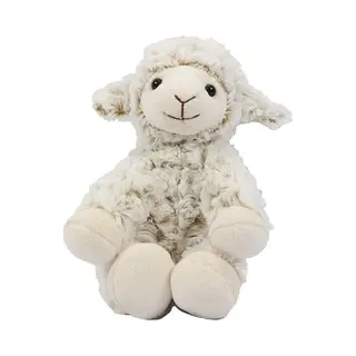 Pia Soft Toys Pia Toys Knuffeldier Schaap/lammetje - Zachte Pluche Stof - Premium Kwaliteit Knuffels - Wit - 19 Cm - Schapen - Zittend